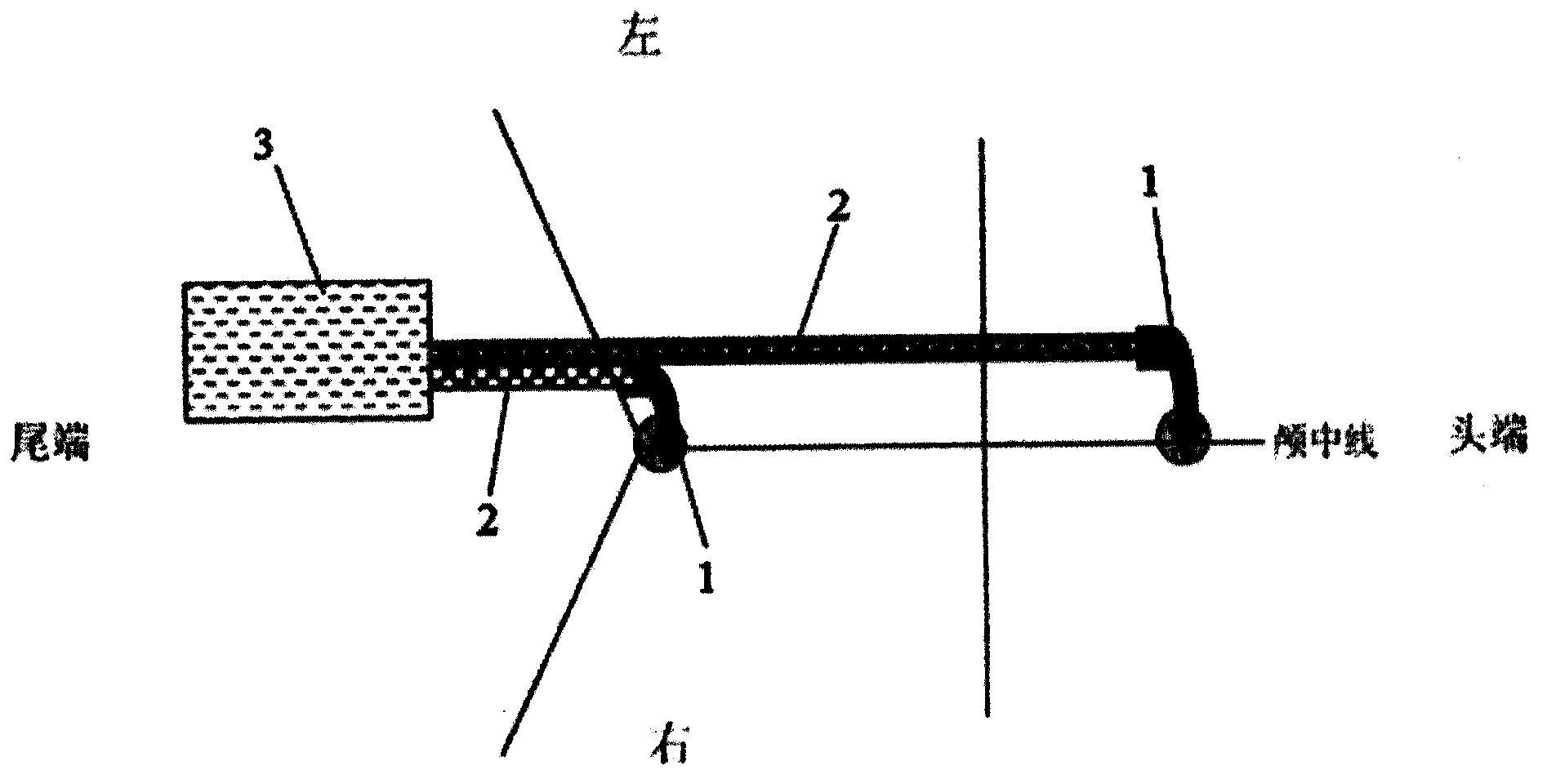 Rat cerebral electrical stimulation device and electrode fixing bases thereof