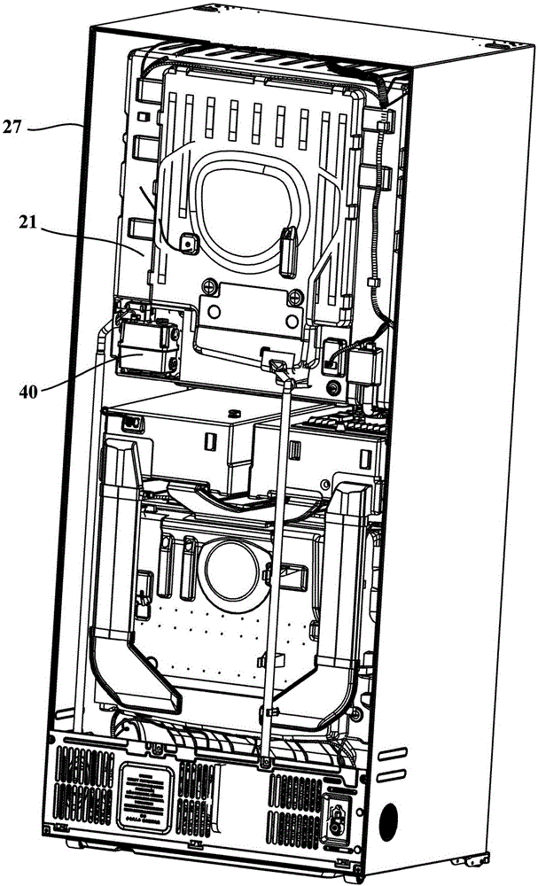 Refrigerating and freezing device