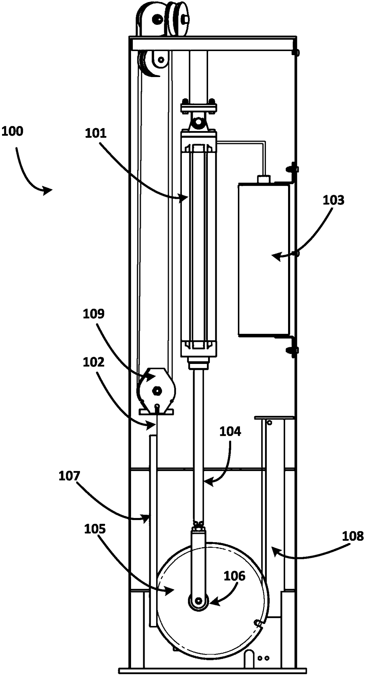 Constant-resistance pneumatic box