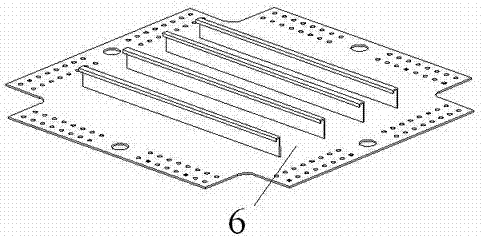 Stiffened plate shear test loading device