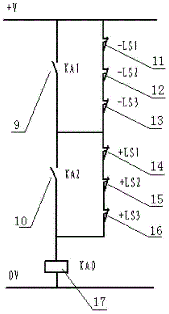 Overrun protection and releasing system for numerical control machine tool