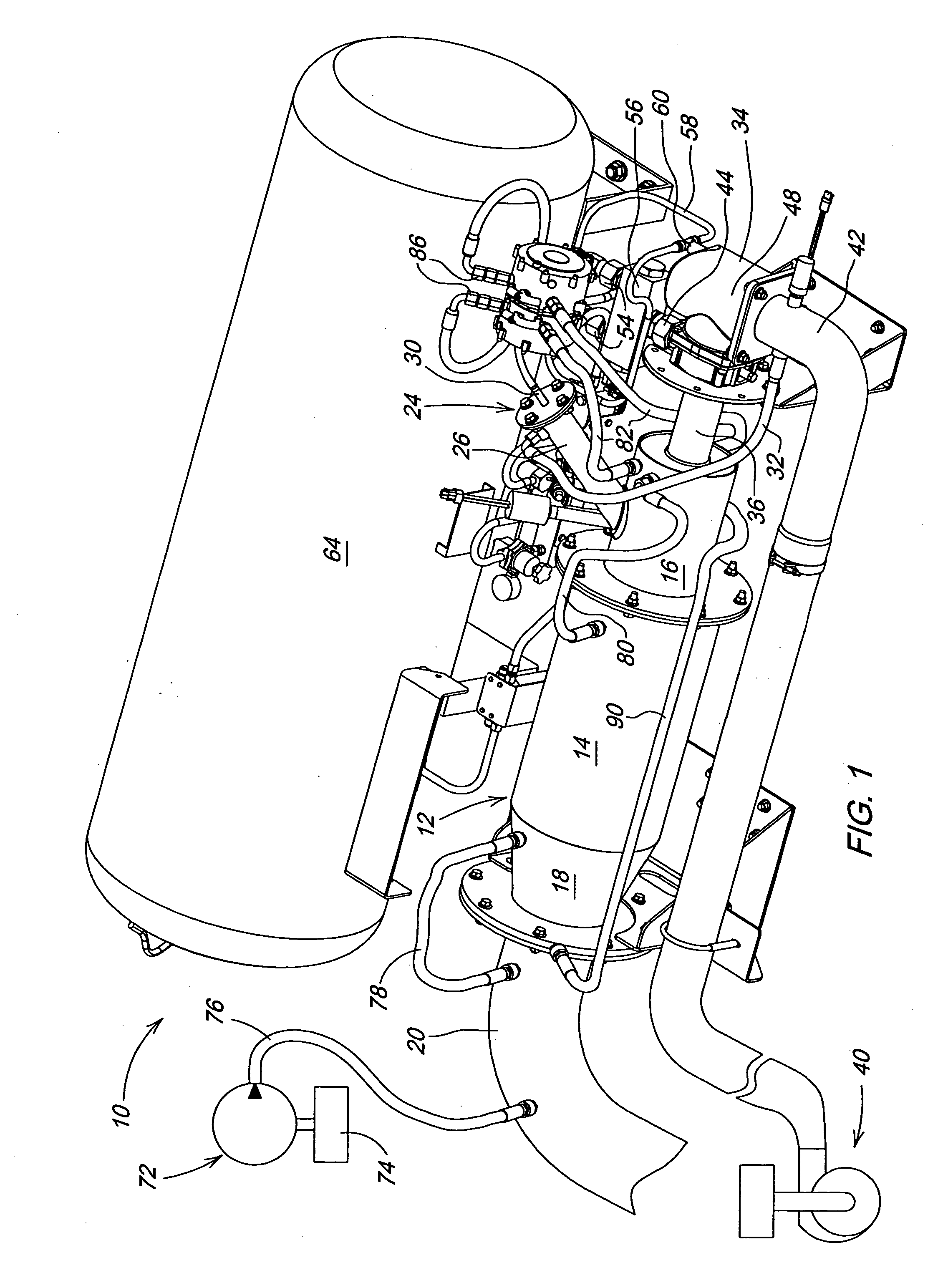 Fuel system for premix burner of a direct-fired steam generator