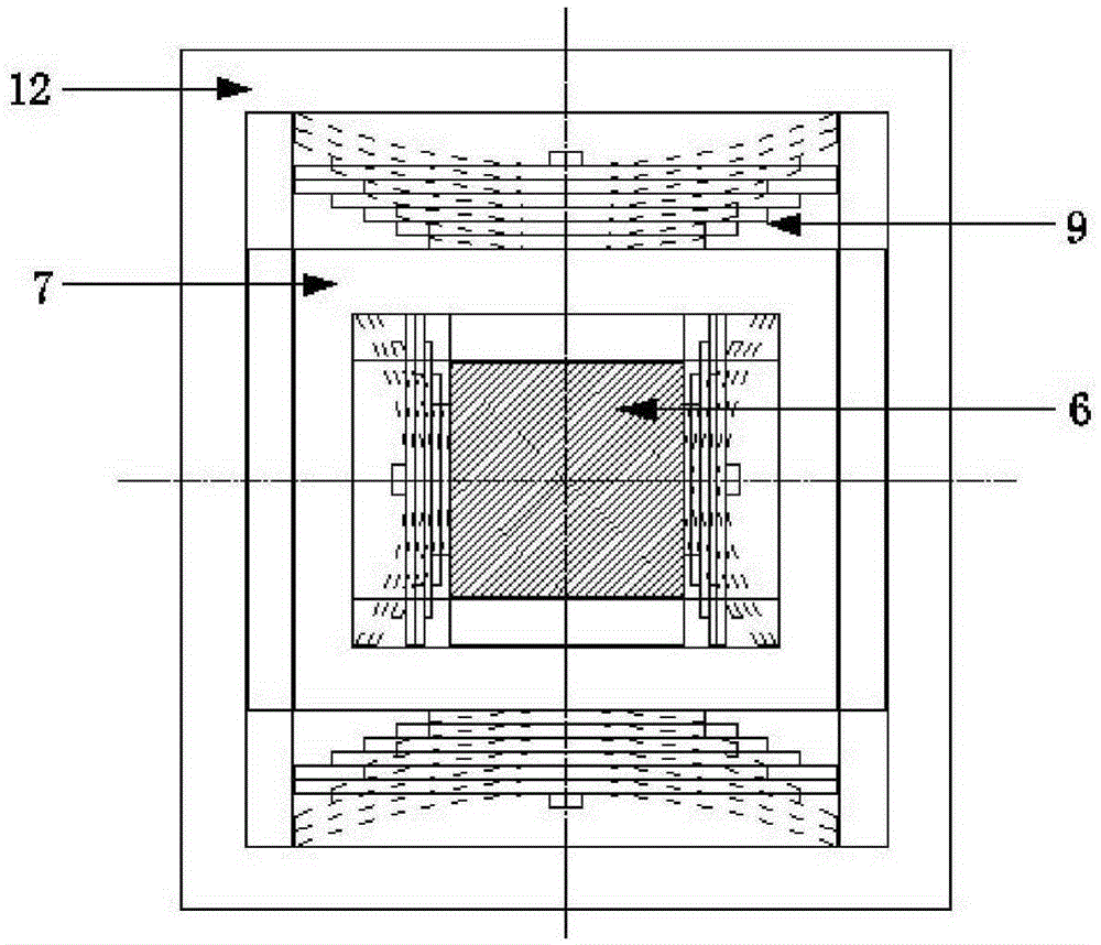 Large earthquake and small earthquake stiffness switch shock absorbing spherical bearing and shock absorbing method thereof