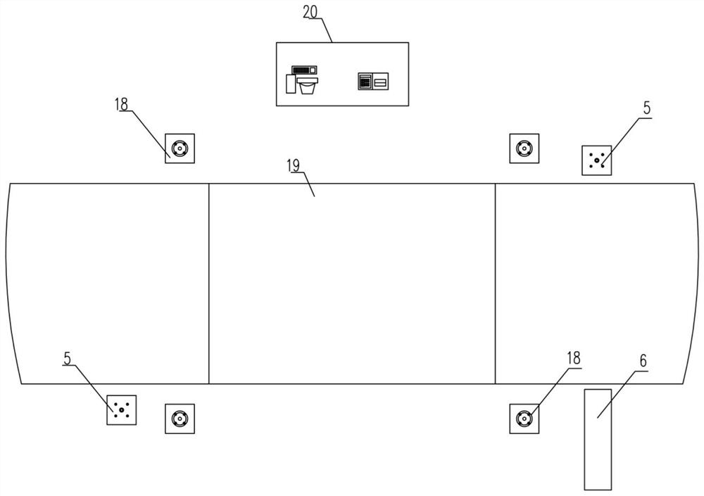 A garbage unloading system