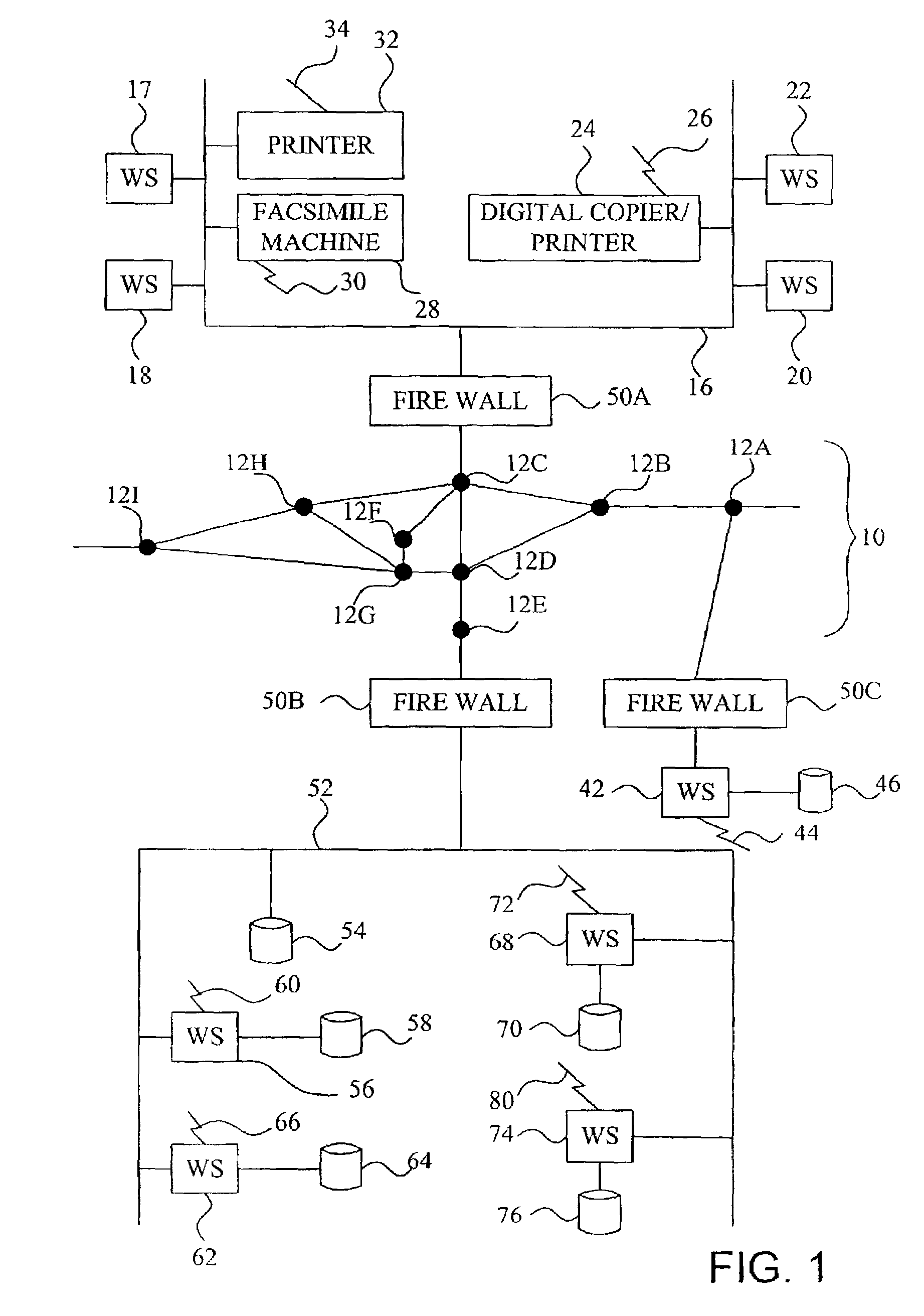 Method and system of remote diagnostic, control and information collection using a shared resource