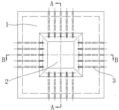 Circumferentially distributed burner of natural gas channels