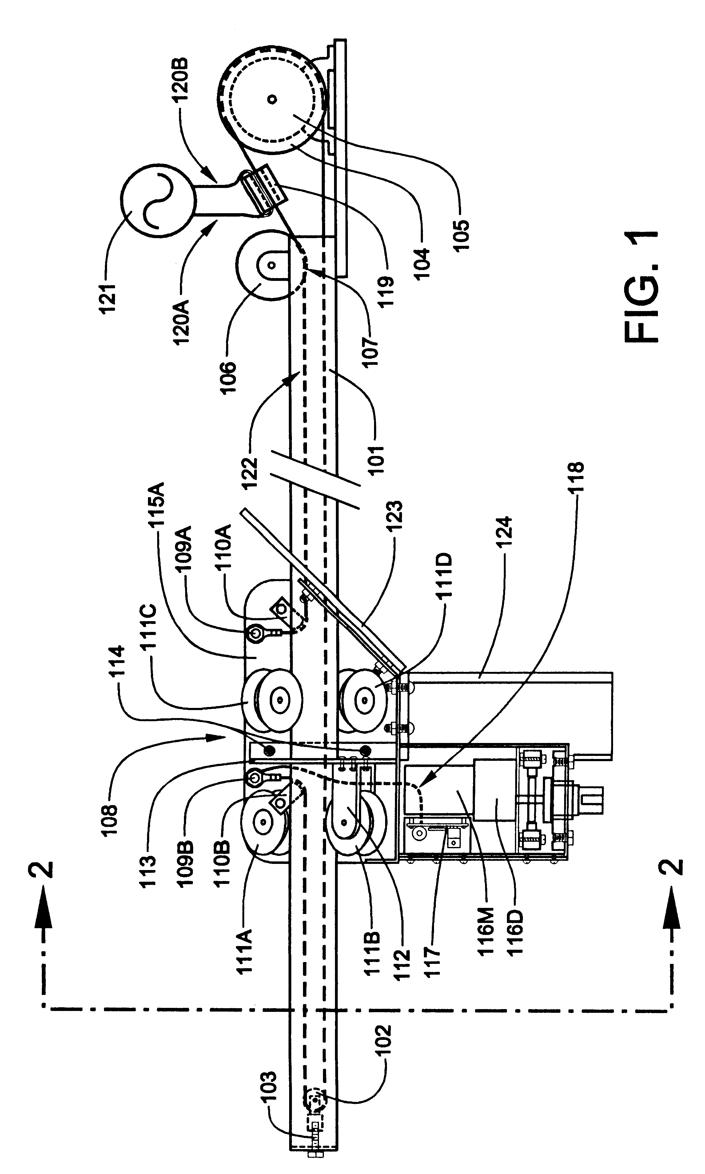 Movable target system in which power is inductively transformed to a target carrier