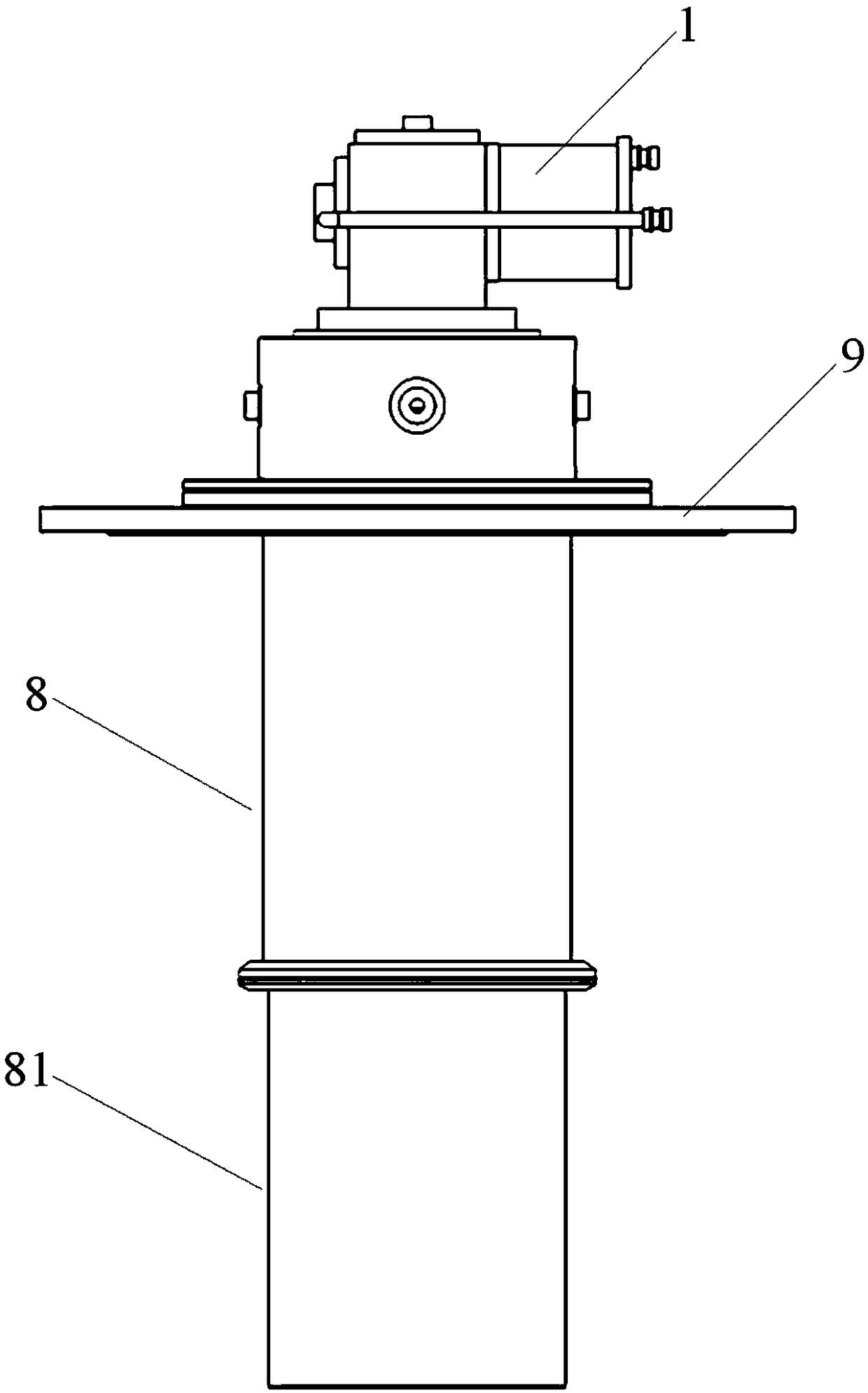 Sample environment coupling loading device for neutron scattering