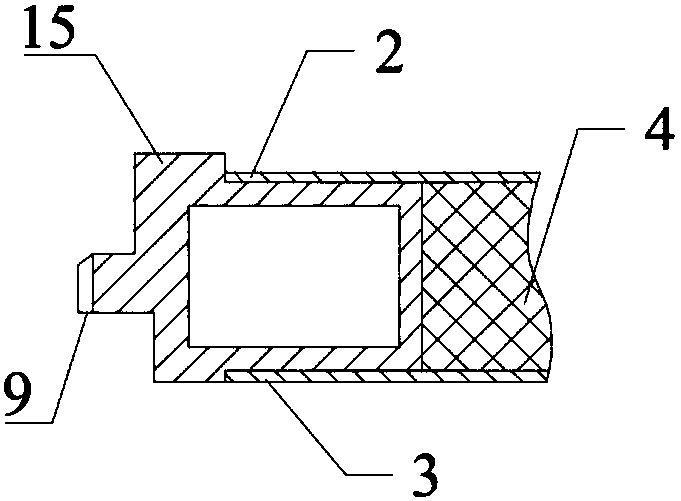 Self-locking electric heating substrate for rail transit vehicles