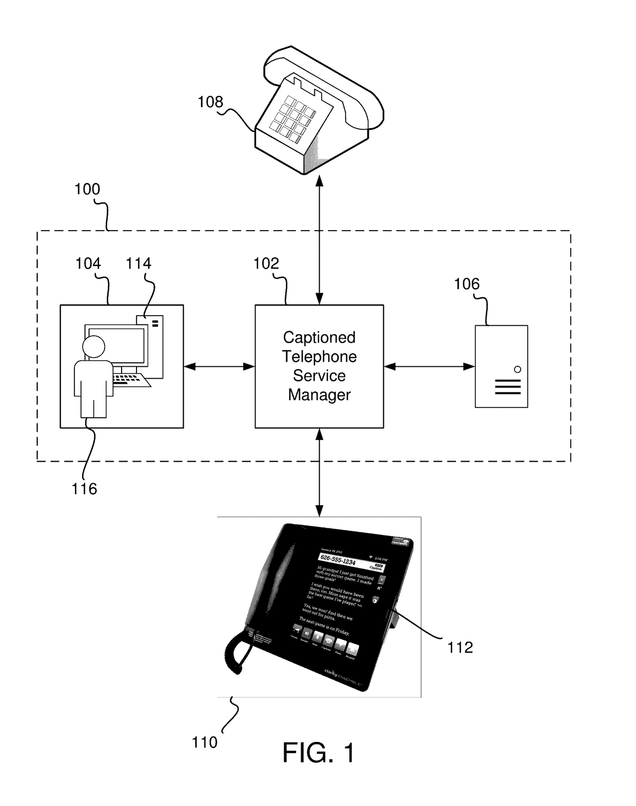 Method and system for providing captioned telephone service with automated speech recognition