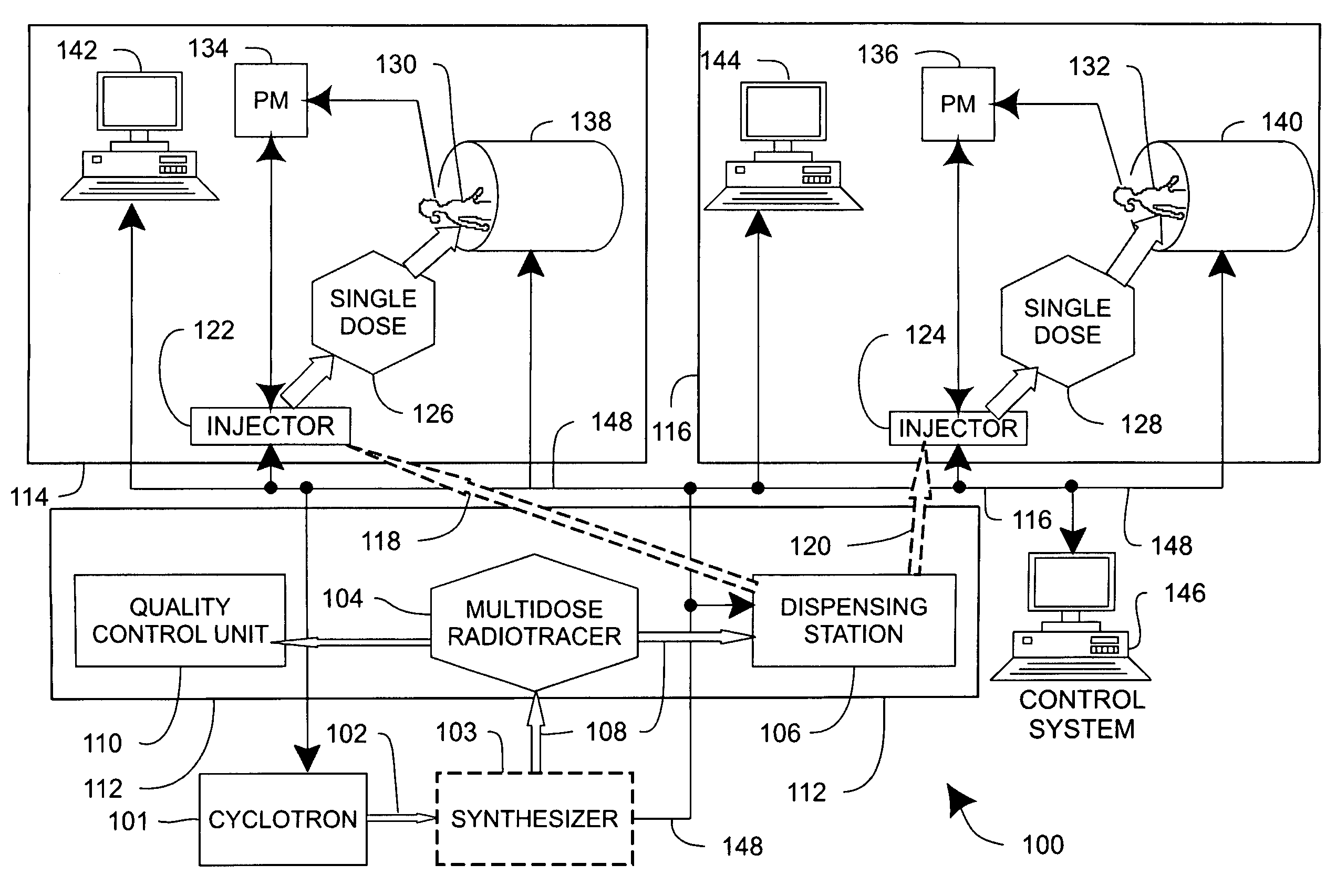 Systems, methods and apparatus for preparation, delivery and monitoring of radioisotopes in positron emission tomography