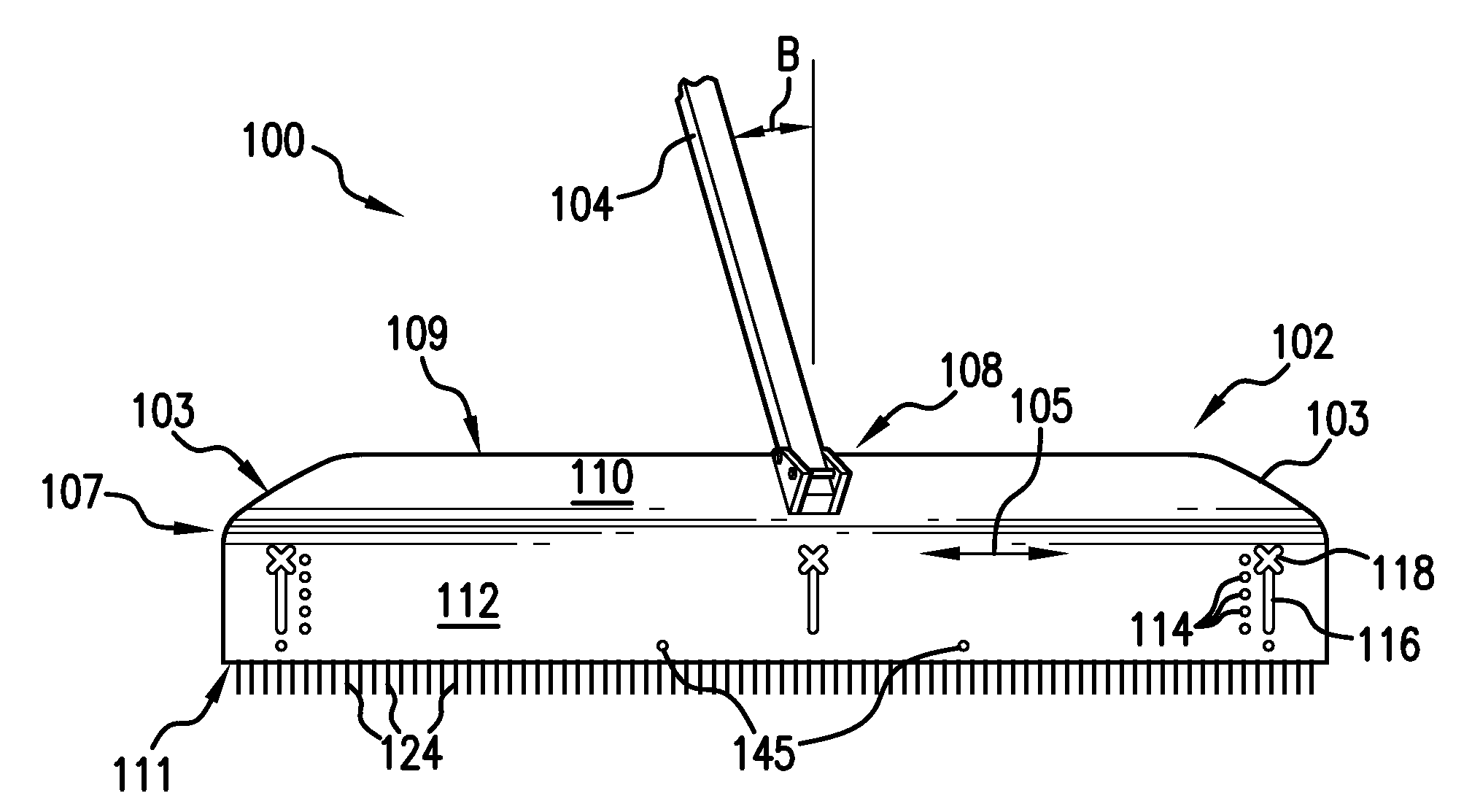 Rake for grooming surfaces