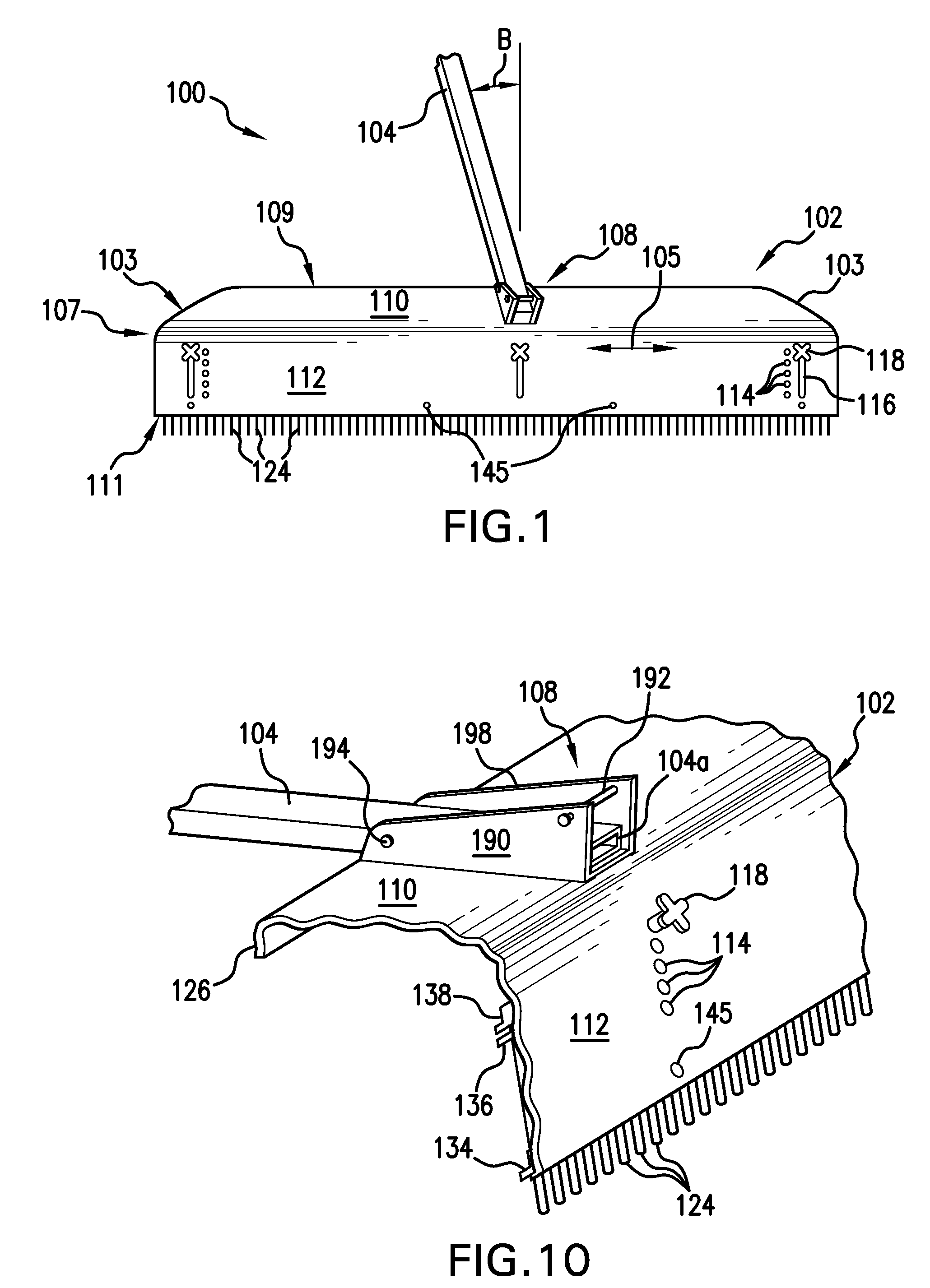 Rake for grooming surfaces