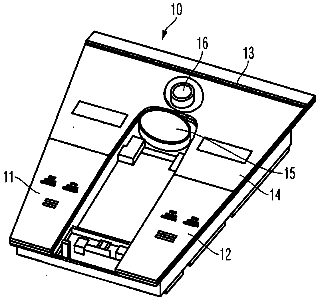 Control device with several control assemblies and haptic feedback, and process for manufacturing the control device