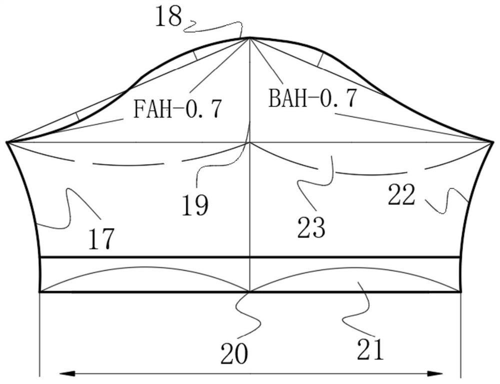 Short-sleeve shirt and cutting method