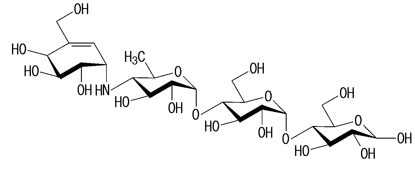 Acarbose tablets and preparation method thereof