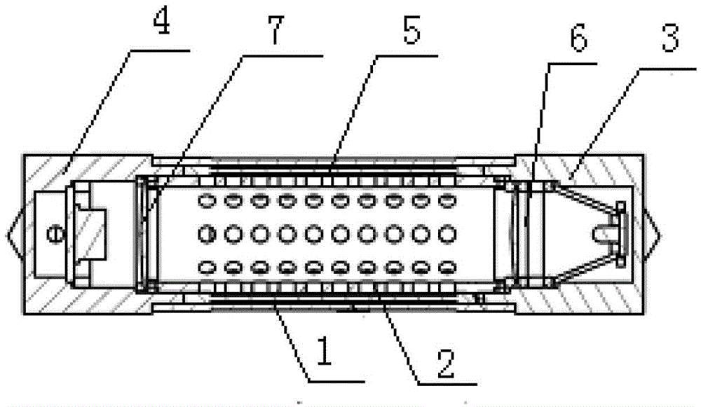 Air chamber structure for nondispersive spectrum gas analyser