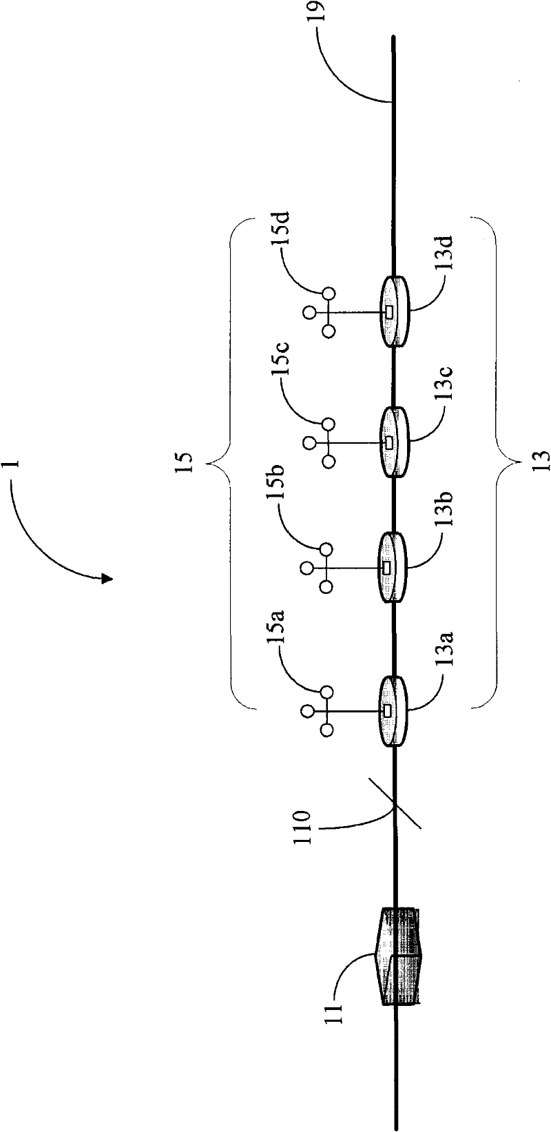 Network communication node for power line communication network and data transmission method for same