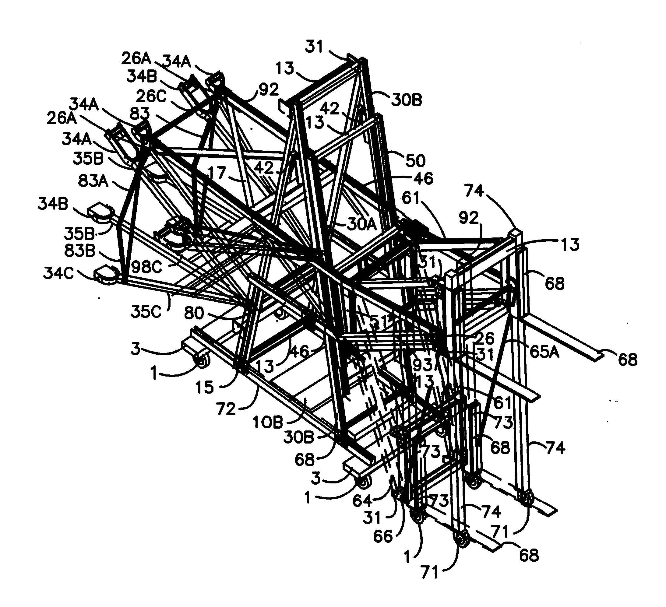 Hand truck/forklift aparatus