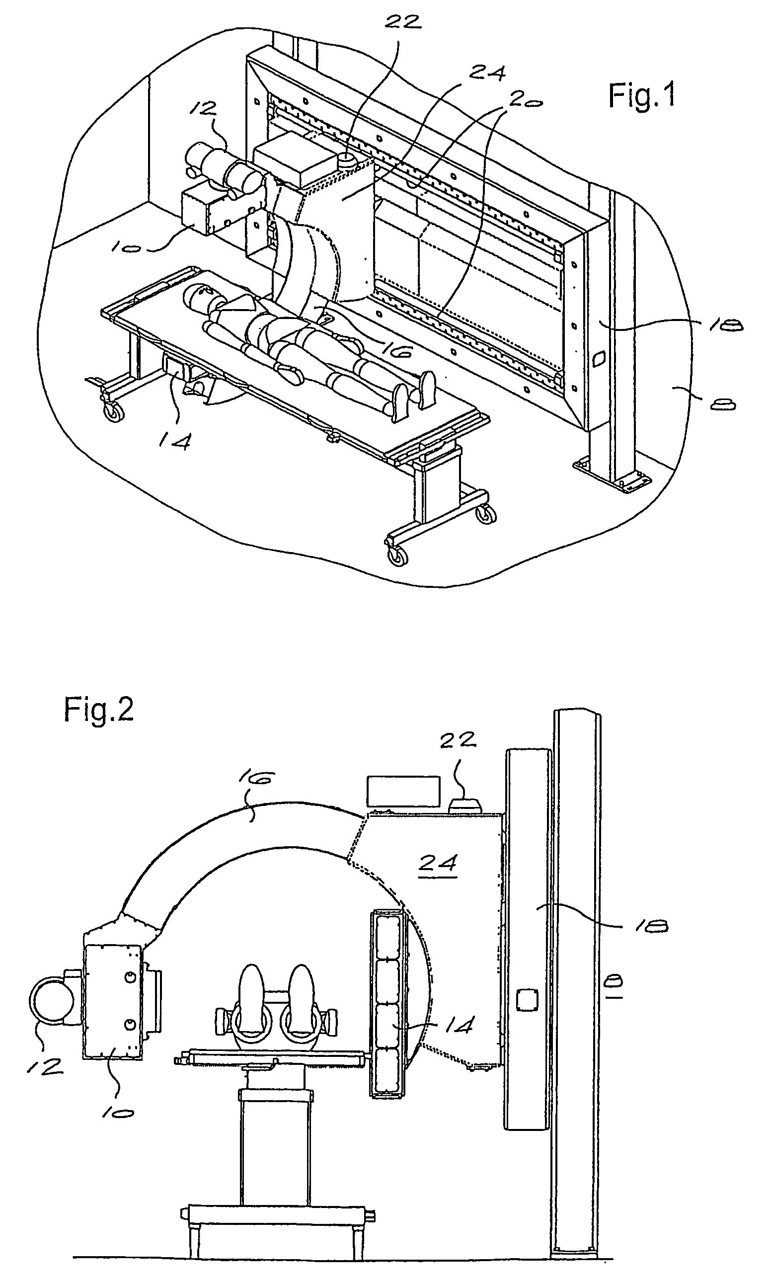 Scanning x-ray apparatus