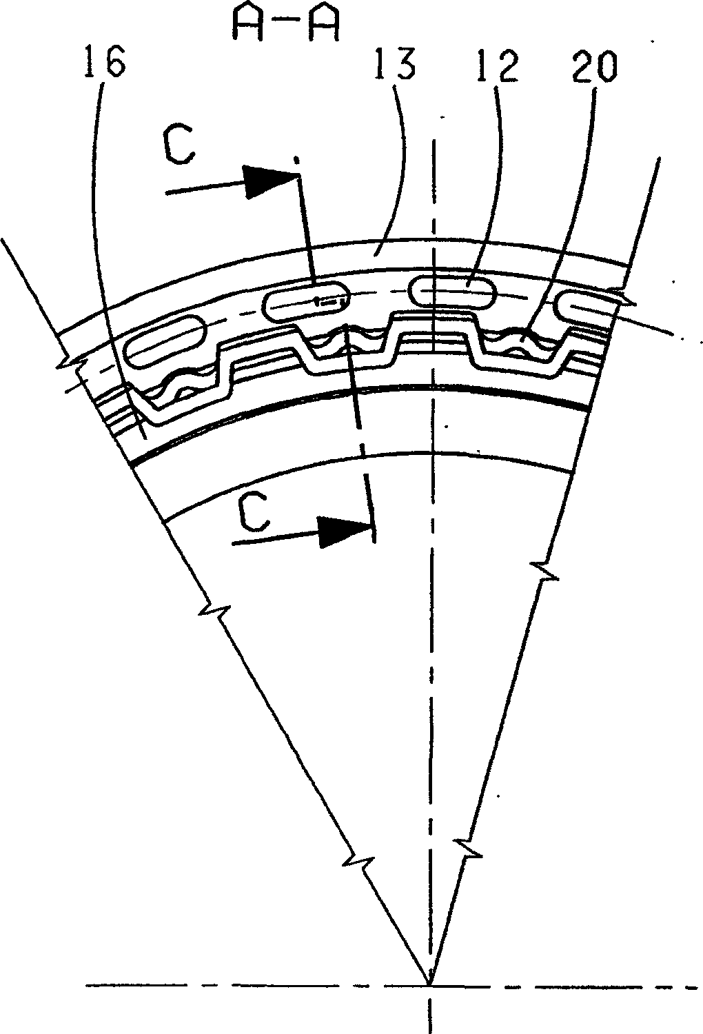 Clutch assembly in a gearbox comprising two axially and radially adjoining clutches