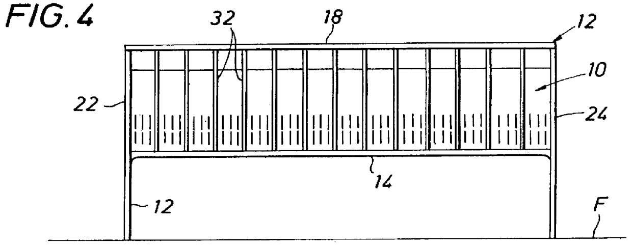 Method and apparatus for removing heavy gases from infant cribs