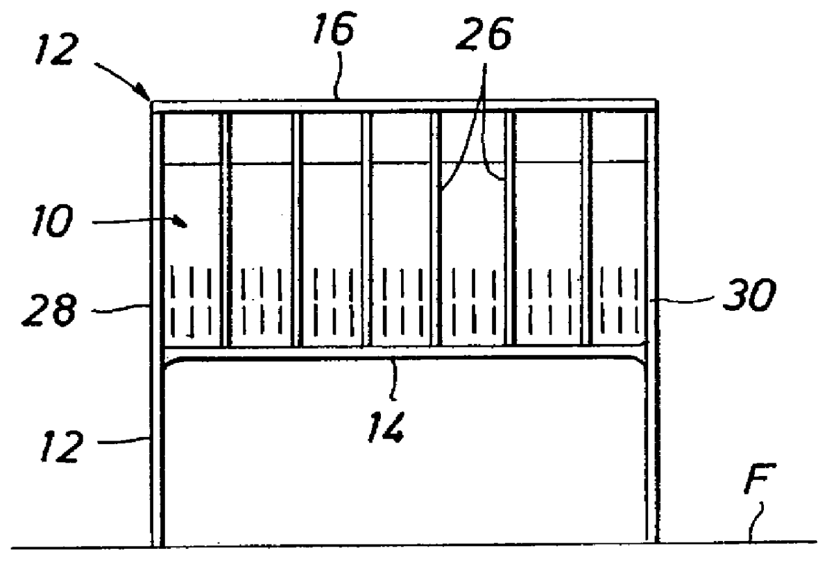 Method and apparatus for removing heavy gases from infant cribs