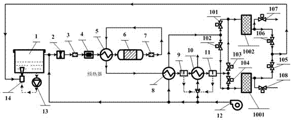 Catalytic combustion inerting oil tank device and method thereof