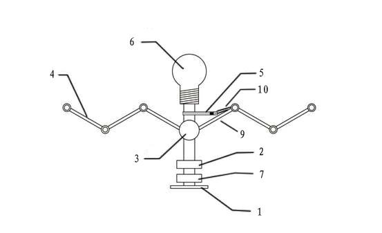 Lamp capable of automatically changing light brightness and shape of lamp body, and adjusting method thereof