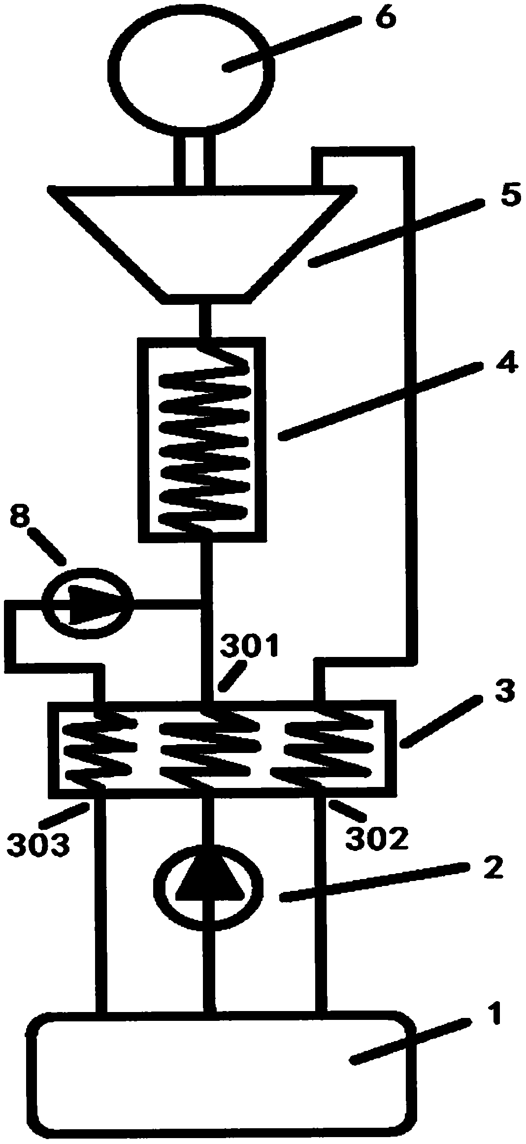 Low-temperature working substance power generation system and power system