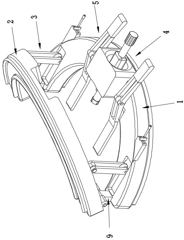 Auxiliary device for throat examination in otolaryngology department