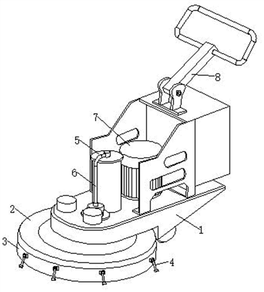 Auxiliary grinding device for ground grinding machine