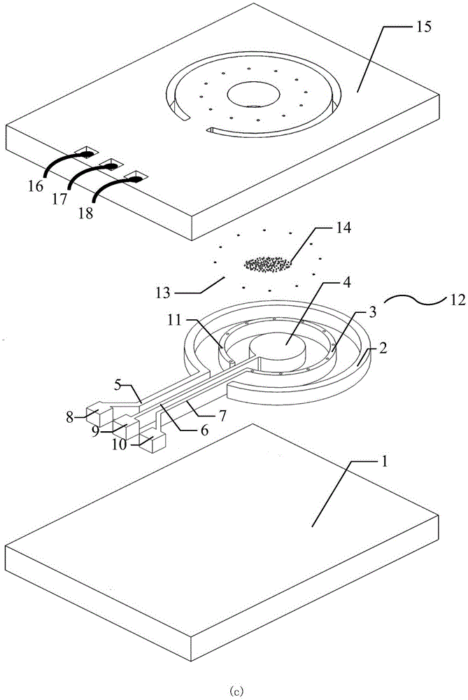 Three-electrode integrated electrochemical sensor based on microelectrode array