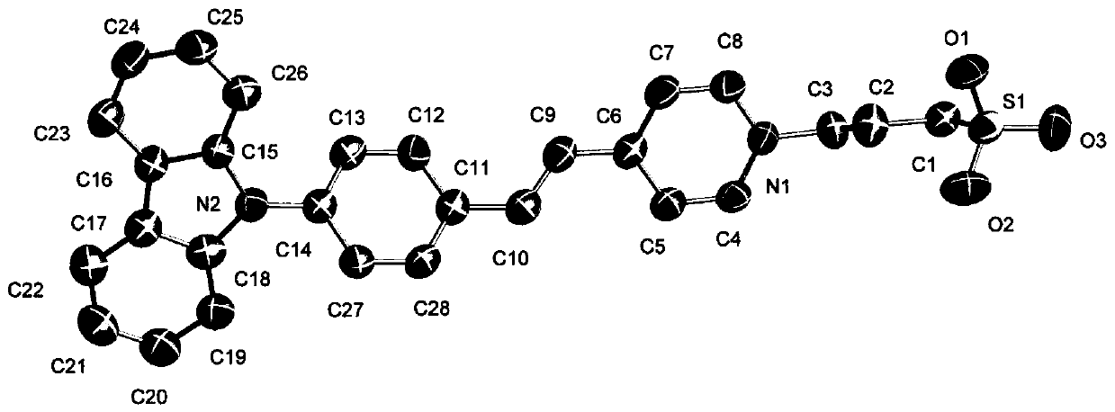 No-clean cell membrane targeting fluorescent probe and preparation method and application thereof