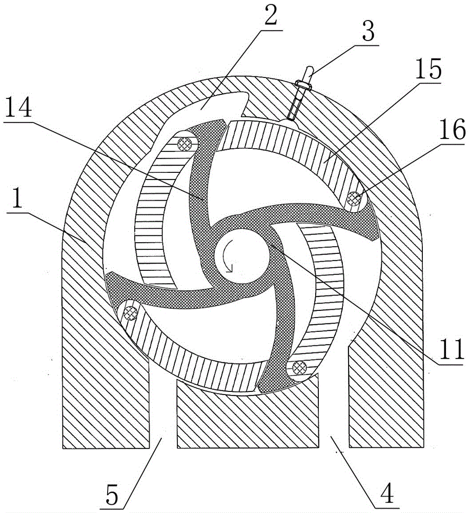 Rotary engine and continuous combustion acting method thereof