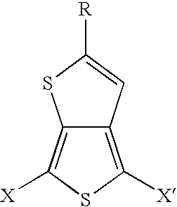 Fluorinated alkyl substituted-thieno[3,4-b]thiophene monomers and polymers therefrom