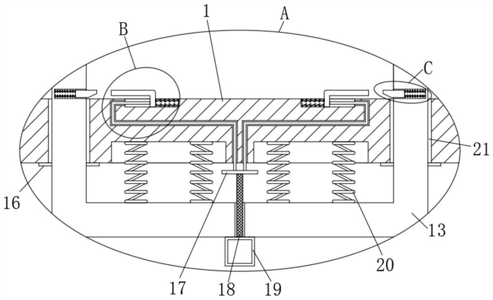 A cutting burr grinding device for aluminum profile processing