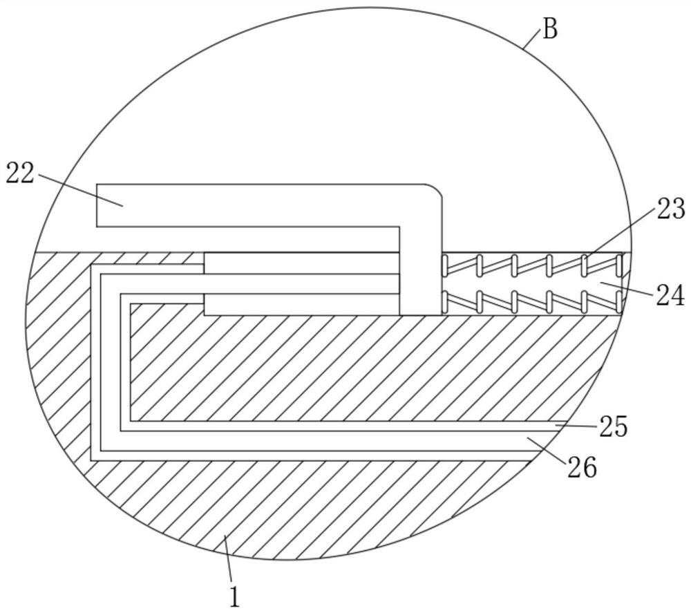 A cutting burr grinding device for aluminum profile processing