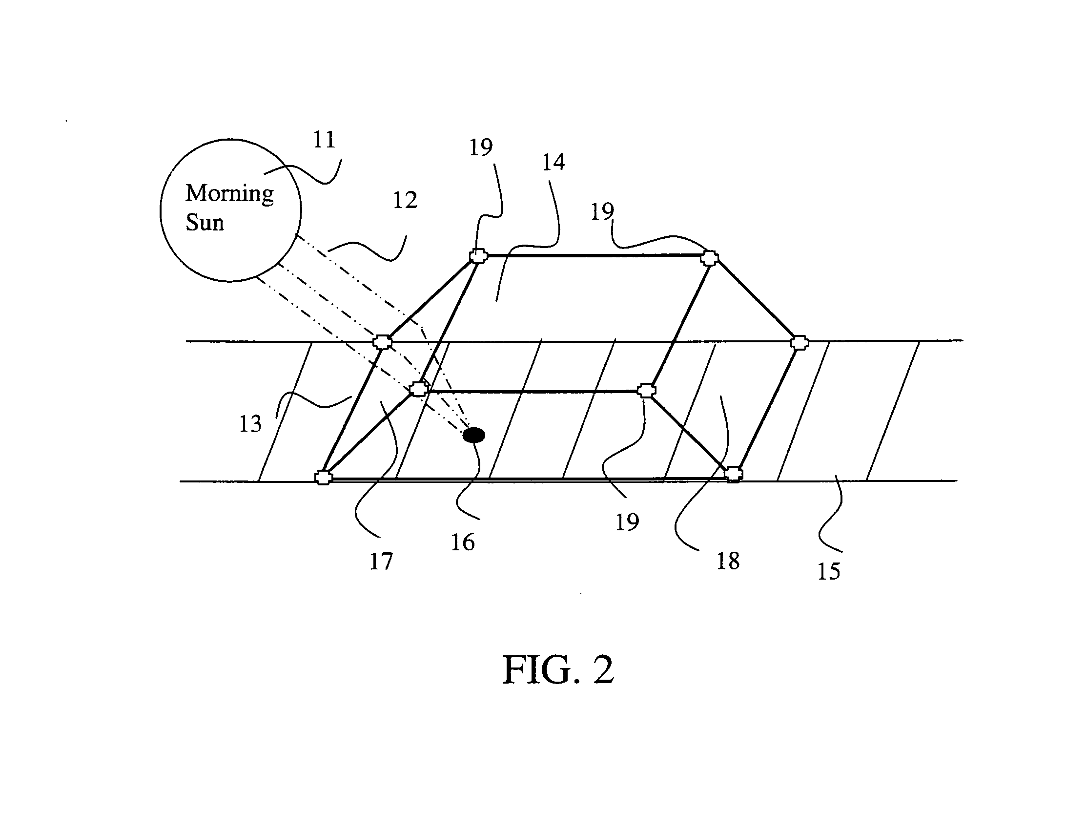 Solar energy collector with XY or XYZ sun tracking table