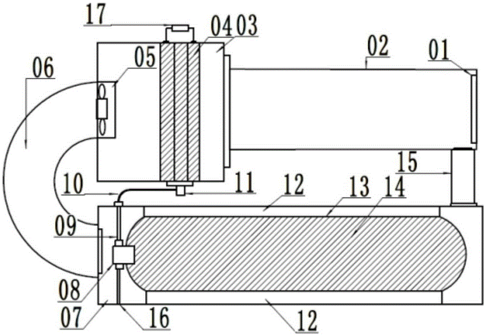 Metal hydride hydrogen storage and fuel cell combination system