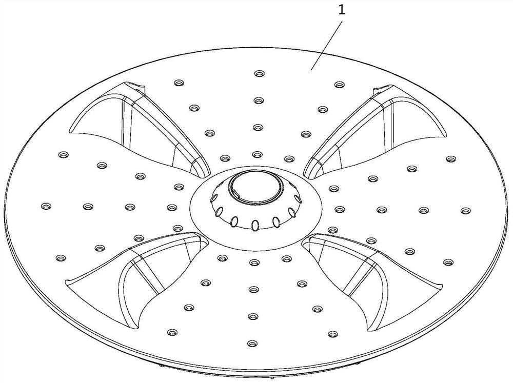 Impeller assembly of washing machine