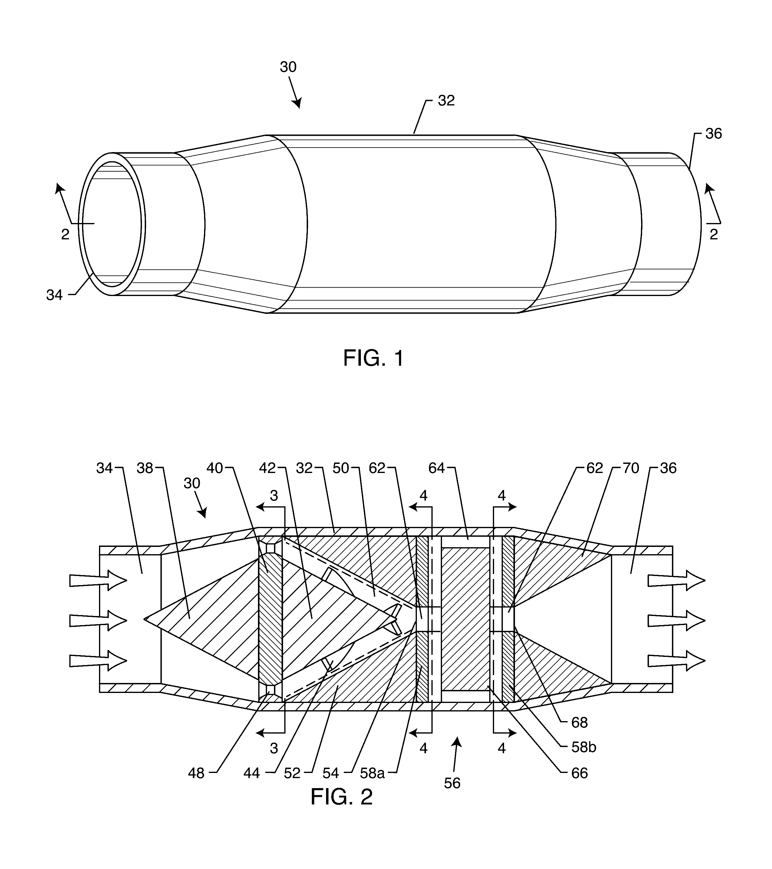 Flow-through cavitation-assisted rapid modification of beverage fluids