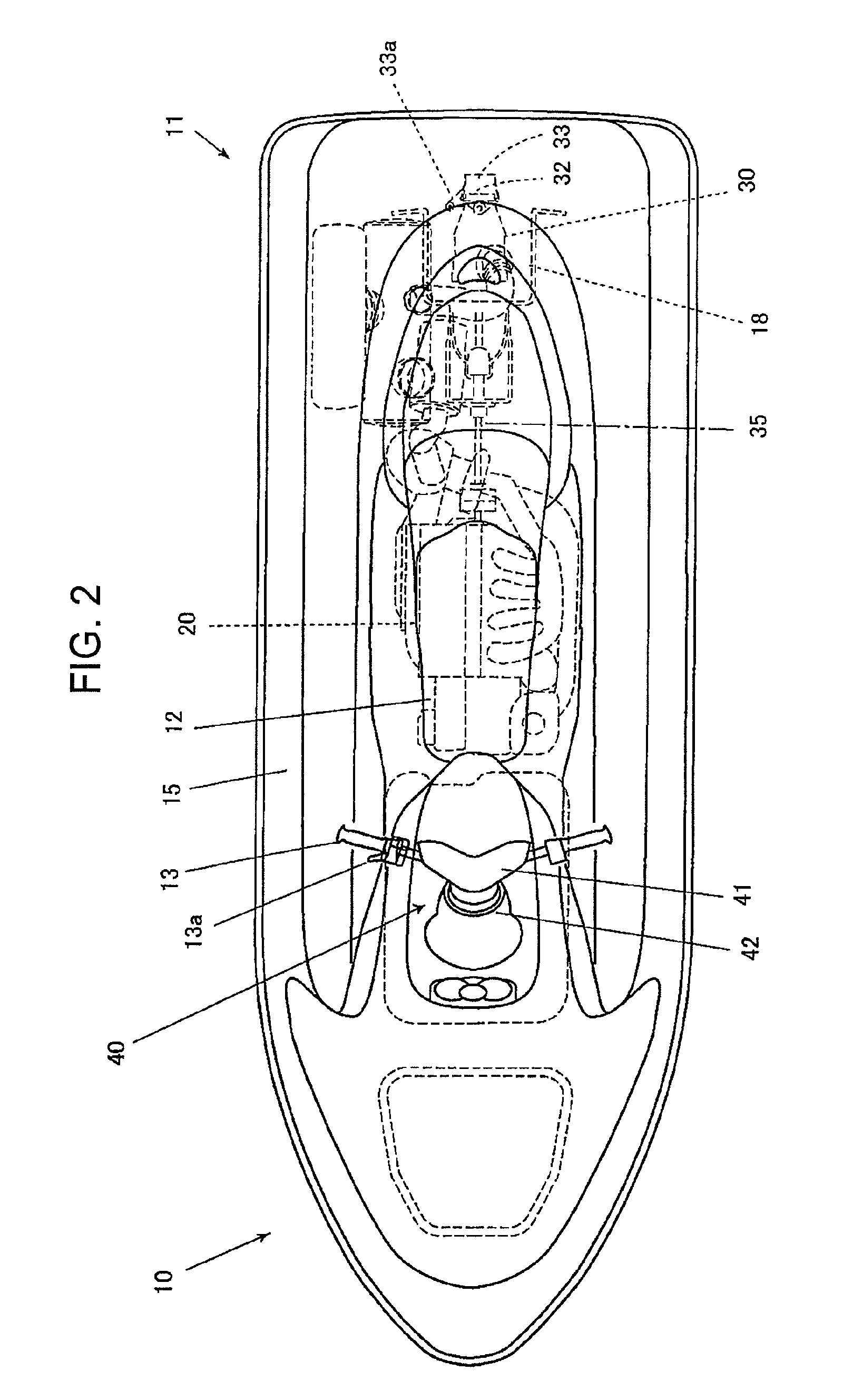 Steering unit for small watercraft