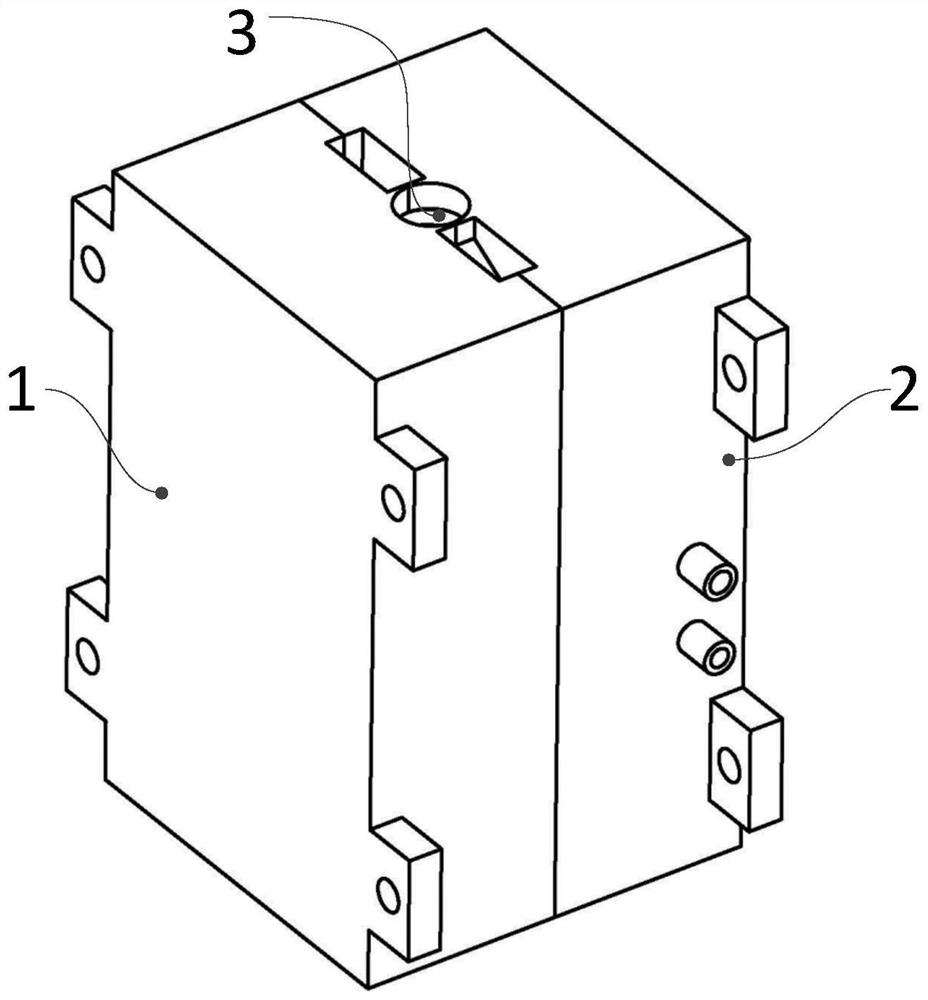 Forging die for heat insulation part, and forming process thereof