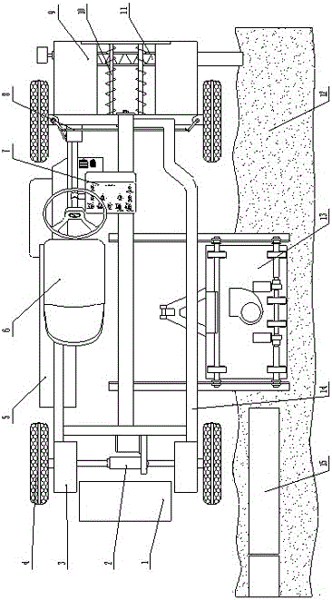 Curb paving vehicle-mounted manipulator