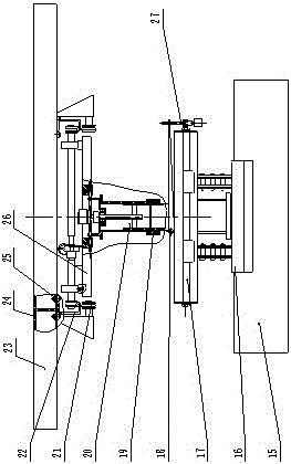 Curb paving vehicle-mounted manipulator