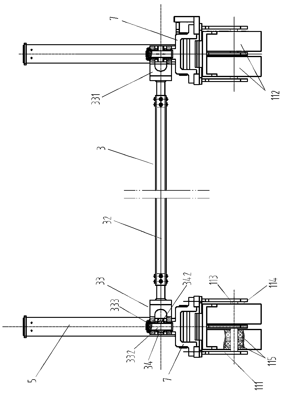 Vehicle-mounted square cabin traveling device