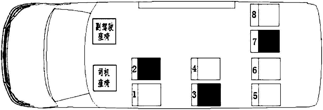 Passenger car seat safety belt non-wearing prompting system