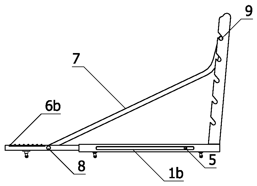 Triangular table type frame transport vehicle