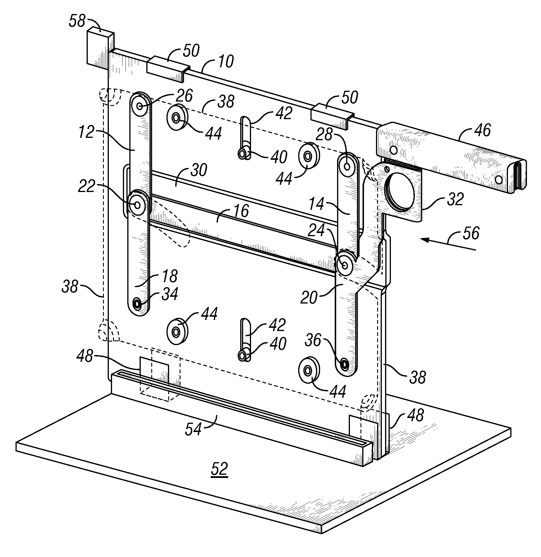 Apparatus for docking a printed circuit board